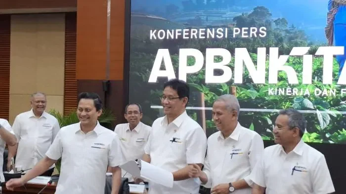 Konferensi pers APBN Kita, Menteri Keuangan Purbaya Yudhi Sadewa dan jajaran Kemenkeu.