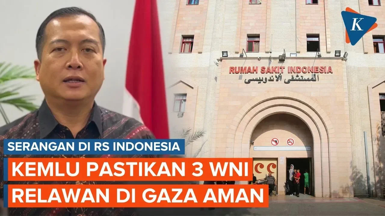 Direktur PWNI Kemlu RI bersama Rumah Sakit Indonesia di Gaza, tiga WNI dipastikan aman.
