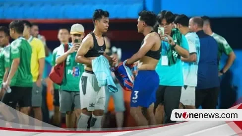 Punggawa Timnas Indonesia Asnawi Mangkualam Bahar usai laga Port FC di Liga Thailand.