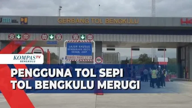 Gerbang tol sepi di Bengkulu, data mengejutkan diungkap Menteri PU.