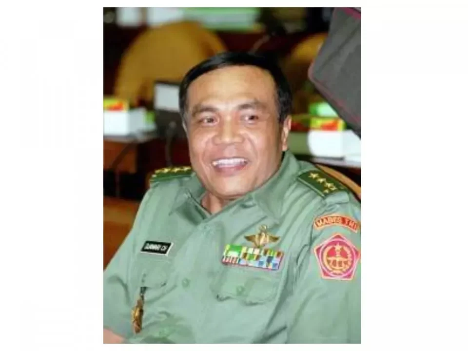 Letnan Jenderal (Purn.) Djamari Chaniago, kandidat kuat Menko Polkam Prabowo.