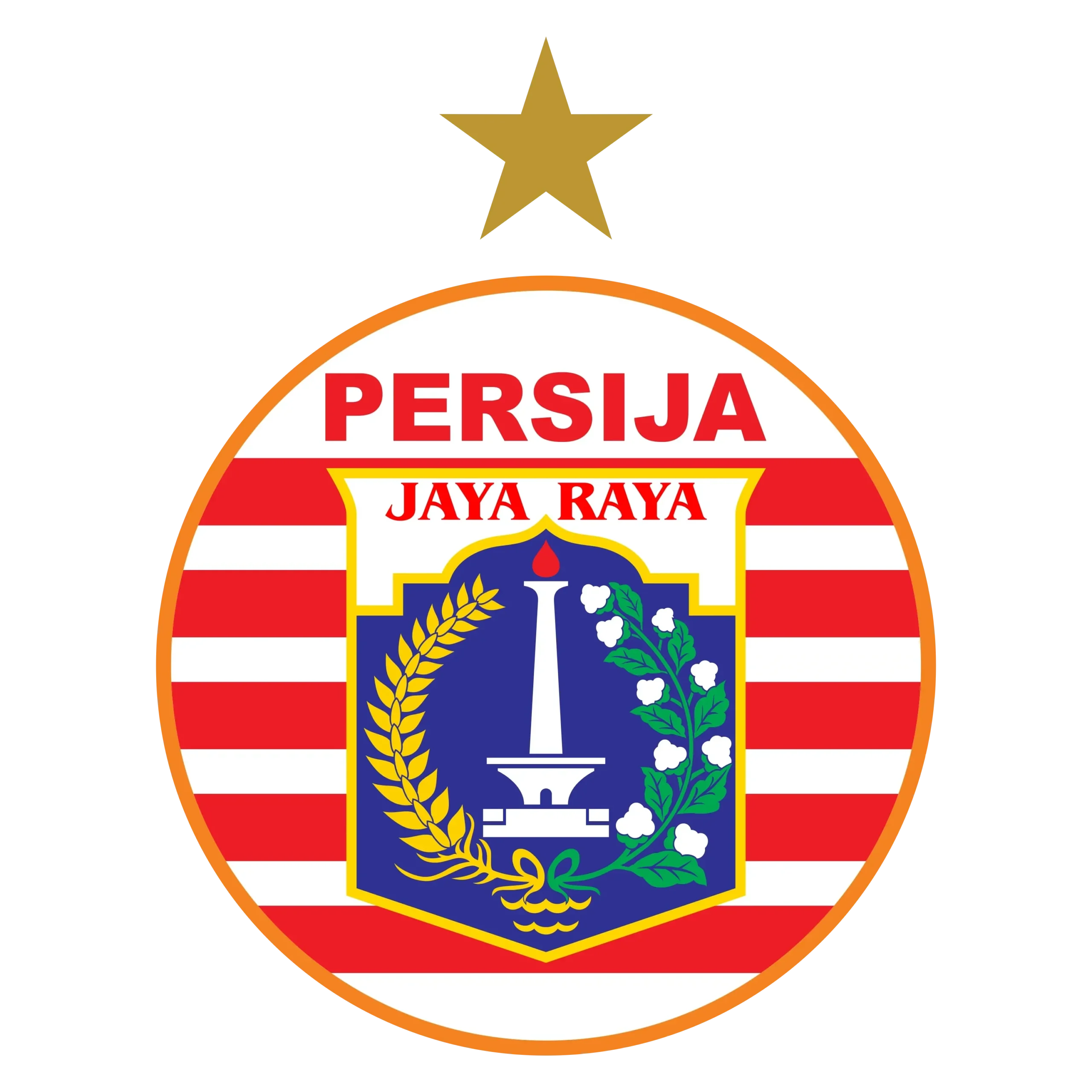 Lambang Persija Jakarta, Macan Kemayoran, siap berlaga melawan PSM Makassar.