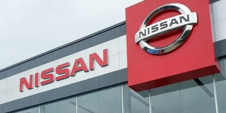 Gedung Nissan Motor Indonesia dengan logo besar, setelah akuisisi oleh Indomobil.