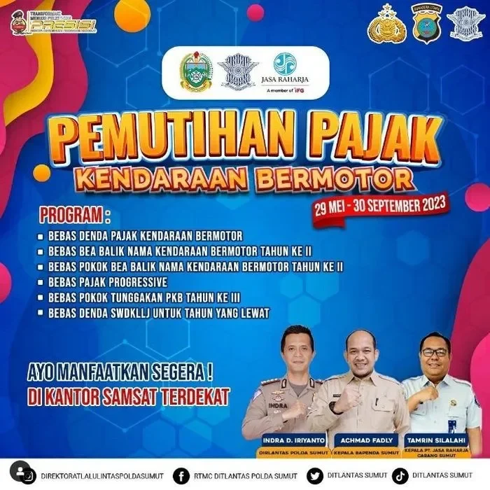jangan sampai terlewat pemutihan pajak kendaraan di 13 provinsi ini berakhir di 2025 2026 cek daftarnya portal berita terbaru