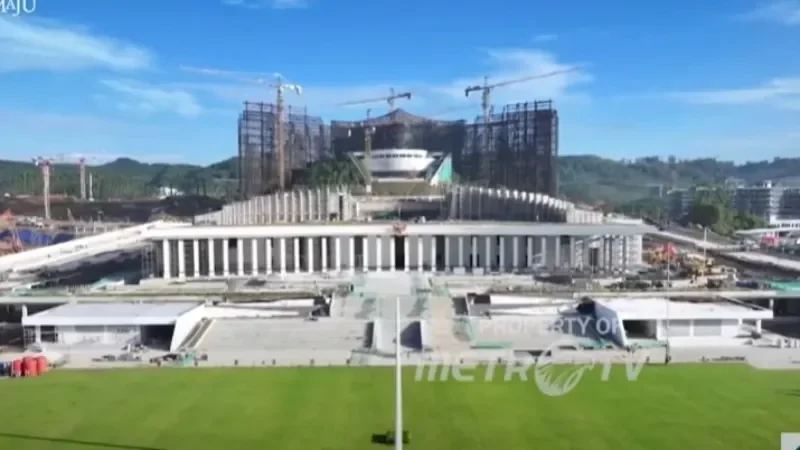 Proyek pembangunan Ibu Kota Negara (IKN) Nusantara di Kalimantan Timur sedang berjalan.