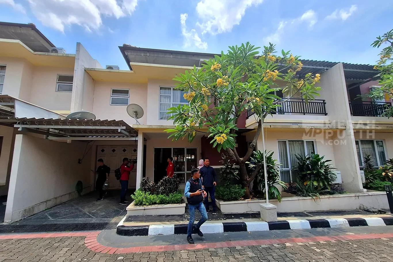 Rumah Uya Kuya yang menjadi lokasi insiden penjarahan saat demo.