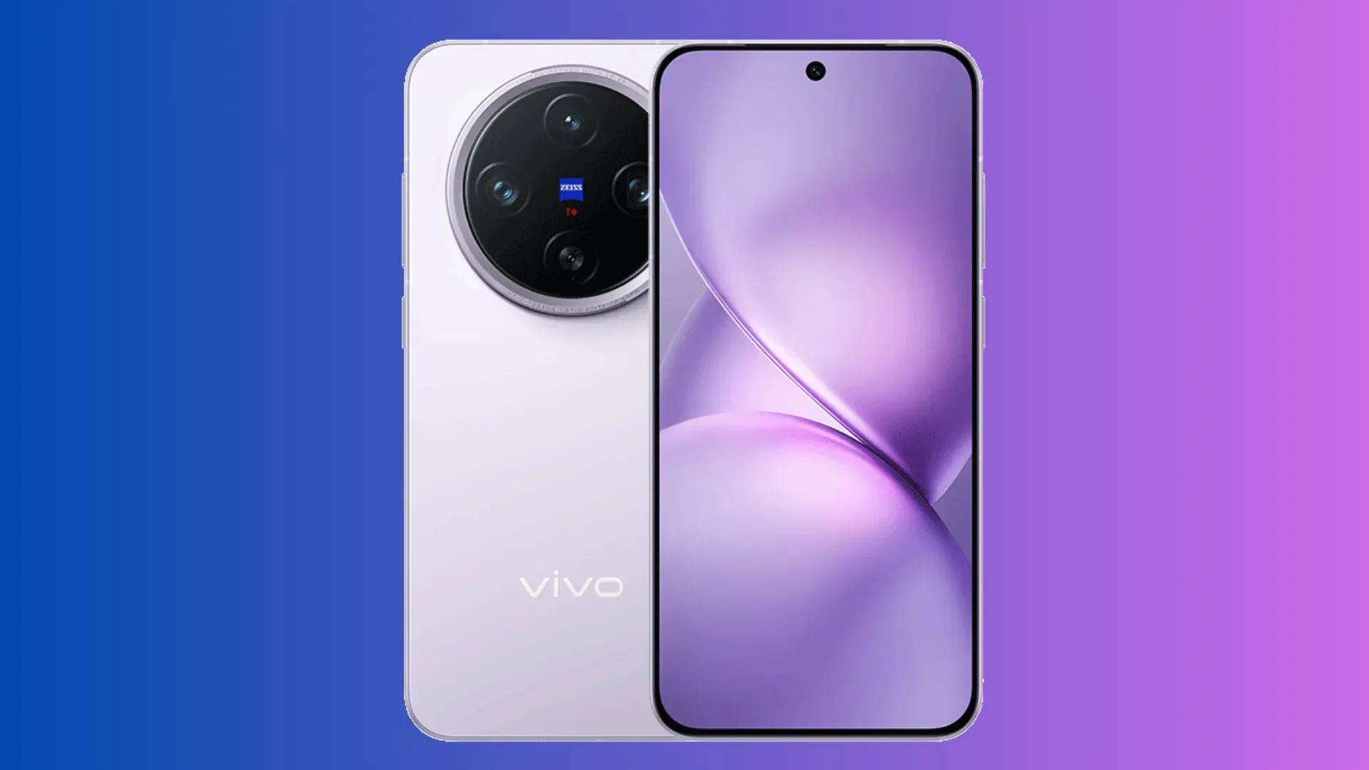 Smartphone Vivo X300 dengan modul kamera inovatif dan desain futuristik.