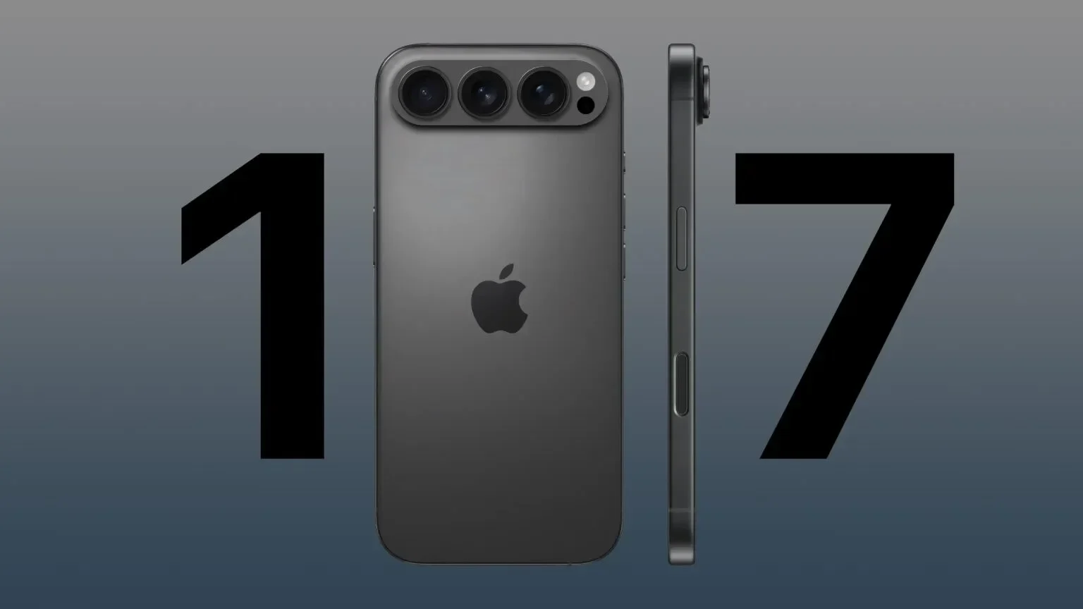 Render konsep Xiaomi 17 Pro dengan tiga kamera belakang menyerupai iPhone.