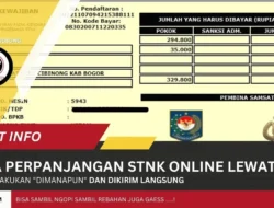 Anti Ribet! Perpanjang STNK Online 2025 Cukup Lewat HP, Gak Perlu Antre Lagi!