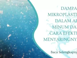 BRIN Ungkap Air Hujan Jakarta Tercemar Mikroplastik, Ancaman Baru yang Tak Terlihat!