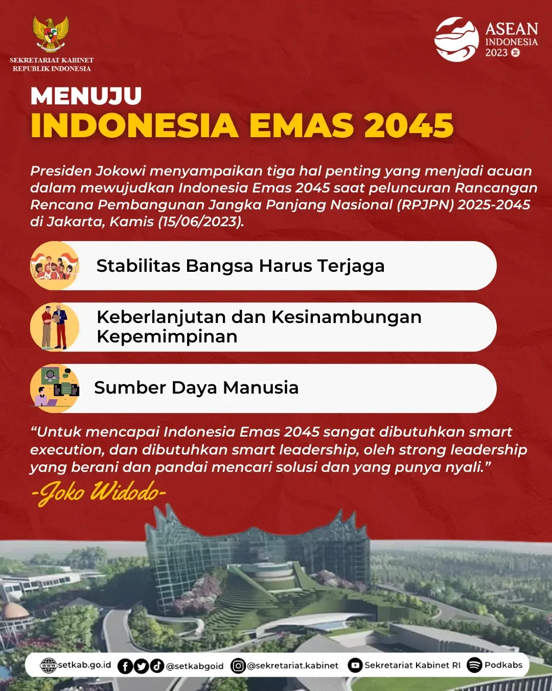 bukan cuma infrastruktur pratikno ungkap kunci sejati indonesia emas 2045 di the future festival portal berita terbaru