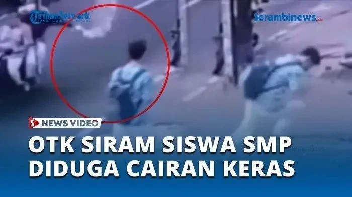 detik detik mencekam juru parkir di pulogebang disiram air keras saat lerai tawuran remaja pelaku buron portal berita terbaru