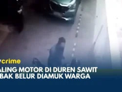 Geger Cengkareng! Maling Motor Berpistol Babak Belur Diamuk Massa Usai Tersudut di Gang Buntu.