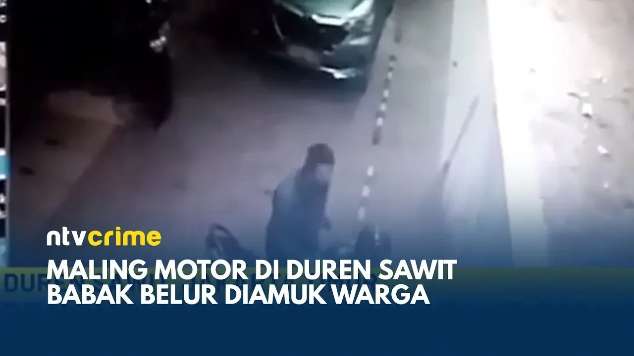 geger cengkareng maling motor berpistol babak belur diamuk massa usai tersudut di gang buntu portal berita terbaru