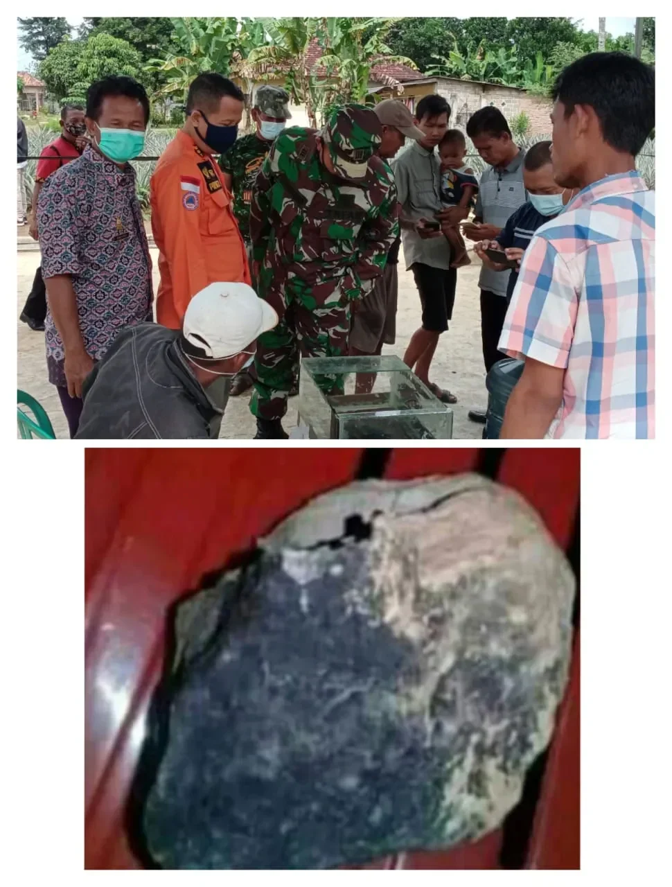geger tegal setelah bola api cirebon warga temukan batu misterius 3 kg meteor asli dari luar angkasa portal berita terbaru