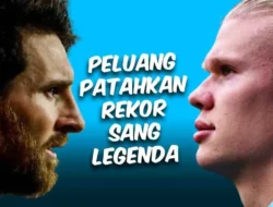 Haaland Gacor Parah, Tapi Rekor Gol Beruntun Messi Ini Masih Bikin Dia Minder!