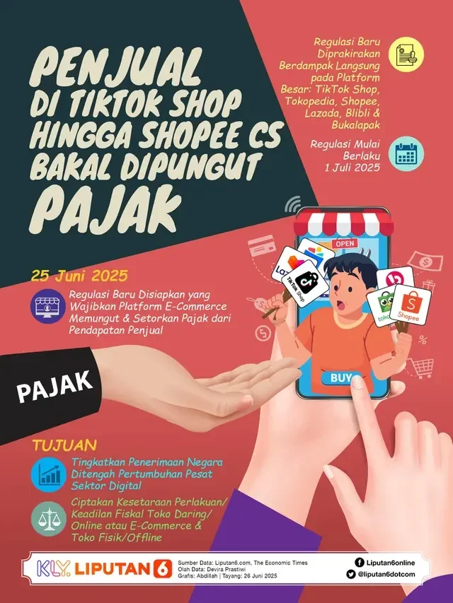 kabar gembira pajak pedagang online di shopee cs resmi ditunda tapi ada syaratnya portal berita terbaru
