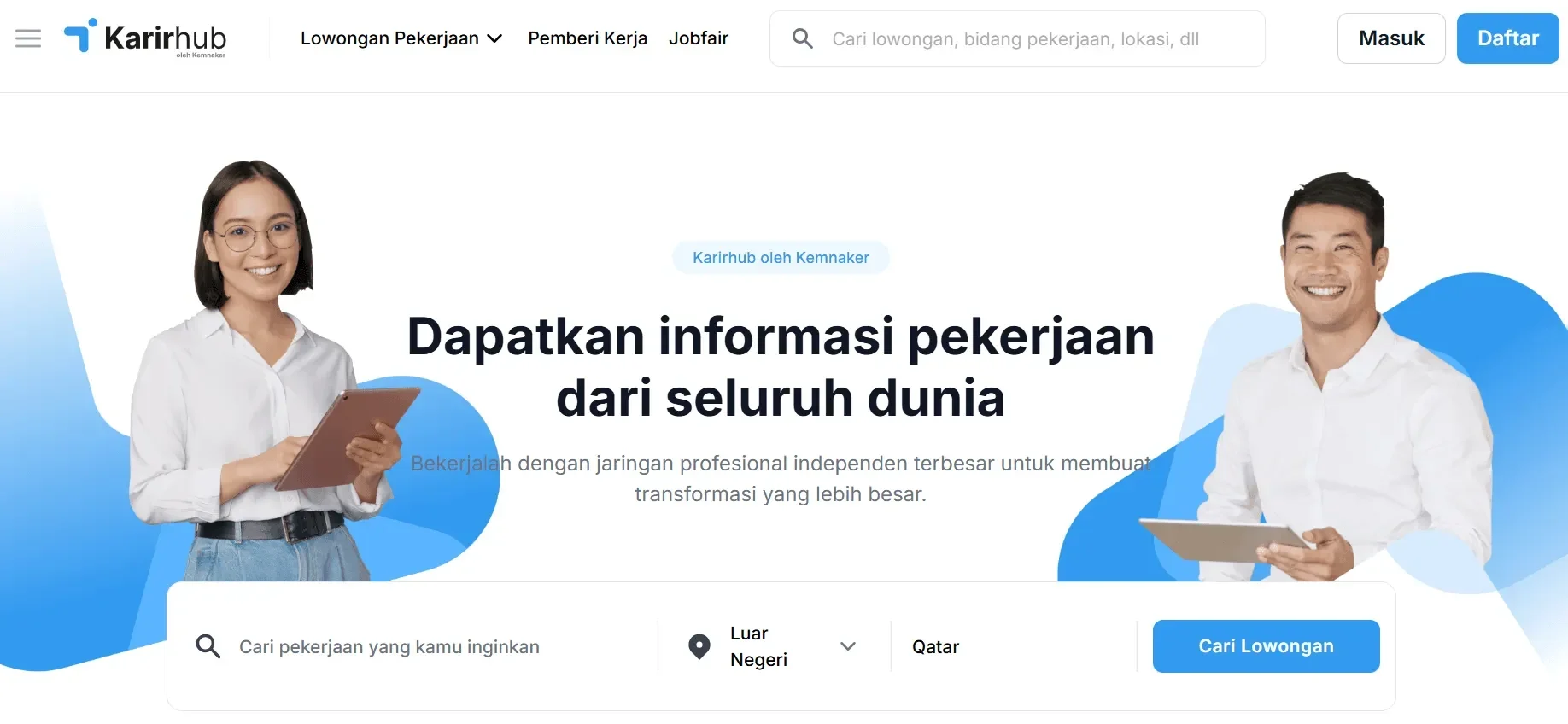 lulusan sma merapat kemnaker buka 200 ribu lowongan kerja di karirhub target 1 juta posisi portal berita terbaru