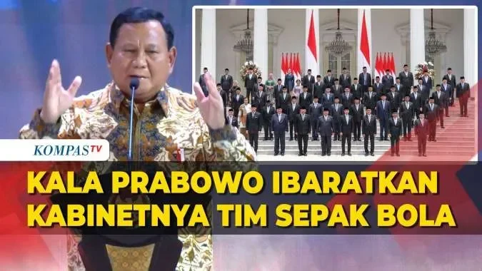prabowo bongkar strategi tim sepak bola kabinet merah putih siapa striker siapa cadangan portal berita terbaru