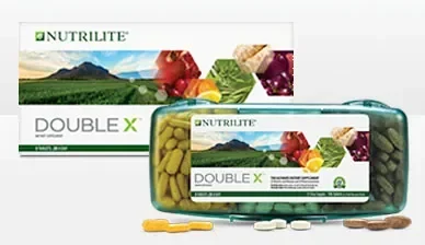 Suplemen multivitamin dan mineral Nutrilite Double X, solusi nutrisi untuk remaja.