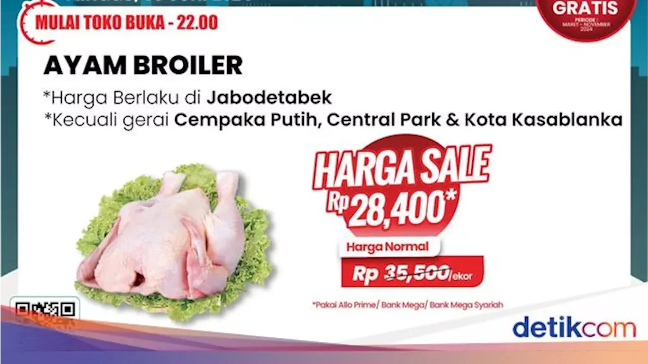 transmart full day sale kembali harga ayam buah segar anjlok 20 cek diskon gila gilaan hari ini portal berita terbaru