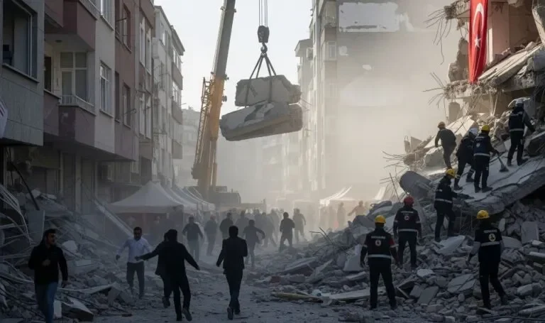 turki bergetar lagi gempa m 61 guncang barat getaran kuat sampai istanbul satu rumah roboh portal berita terbaru