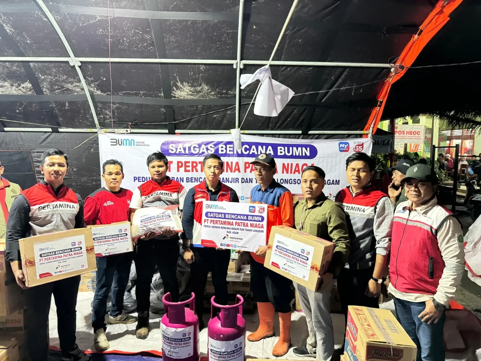 banjir longsor landa sukabumi pertamina peduli gerak cepat bawa harapan portal berita terbaru