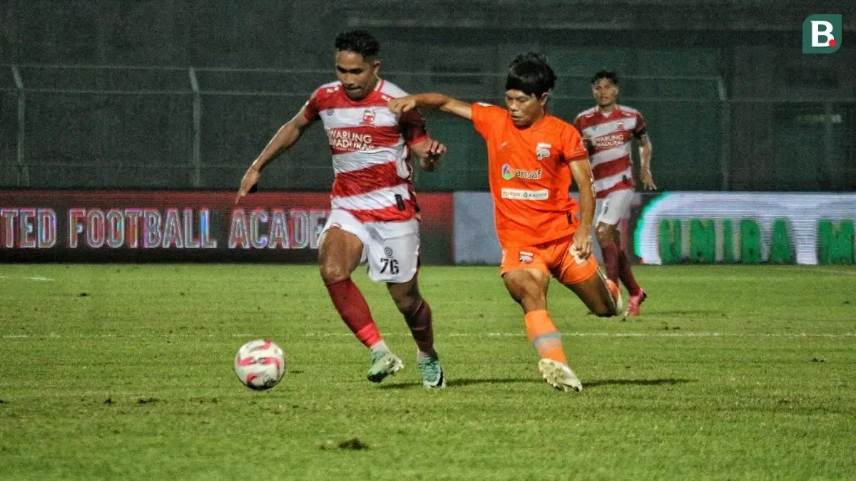 borneo fc terus melaju drama penalti dan gol menit akhir bungkam madura united portal berita terbaru