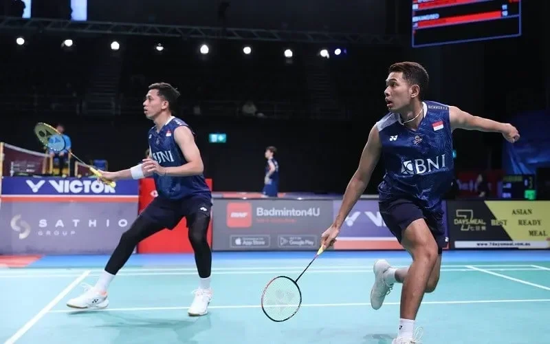 ganda putra kebanggaan indonesia lolos perempat final australia open 2025 siap hadapi raksasa portal berita terbaru