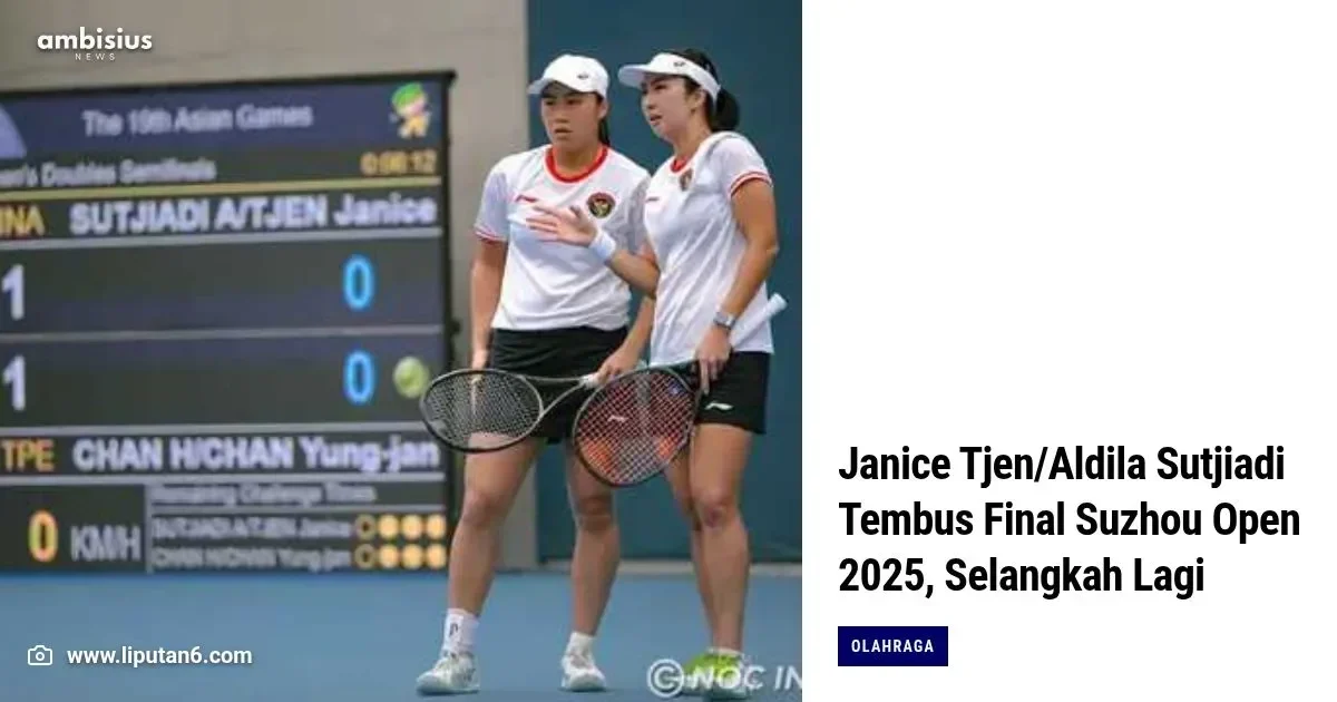 geger janice tjen juara chennai open 2025 indonesia punya bintang tenis baru portal berita terbaru