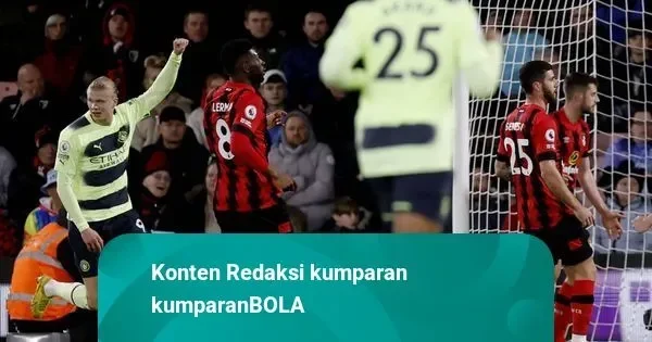 haaland menggila brace maut bawa man city libas bournemouth klasemen liga inggris memanas portal berita terbaru
