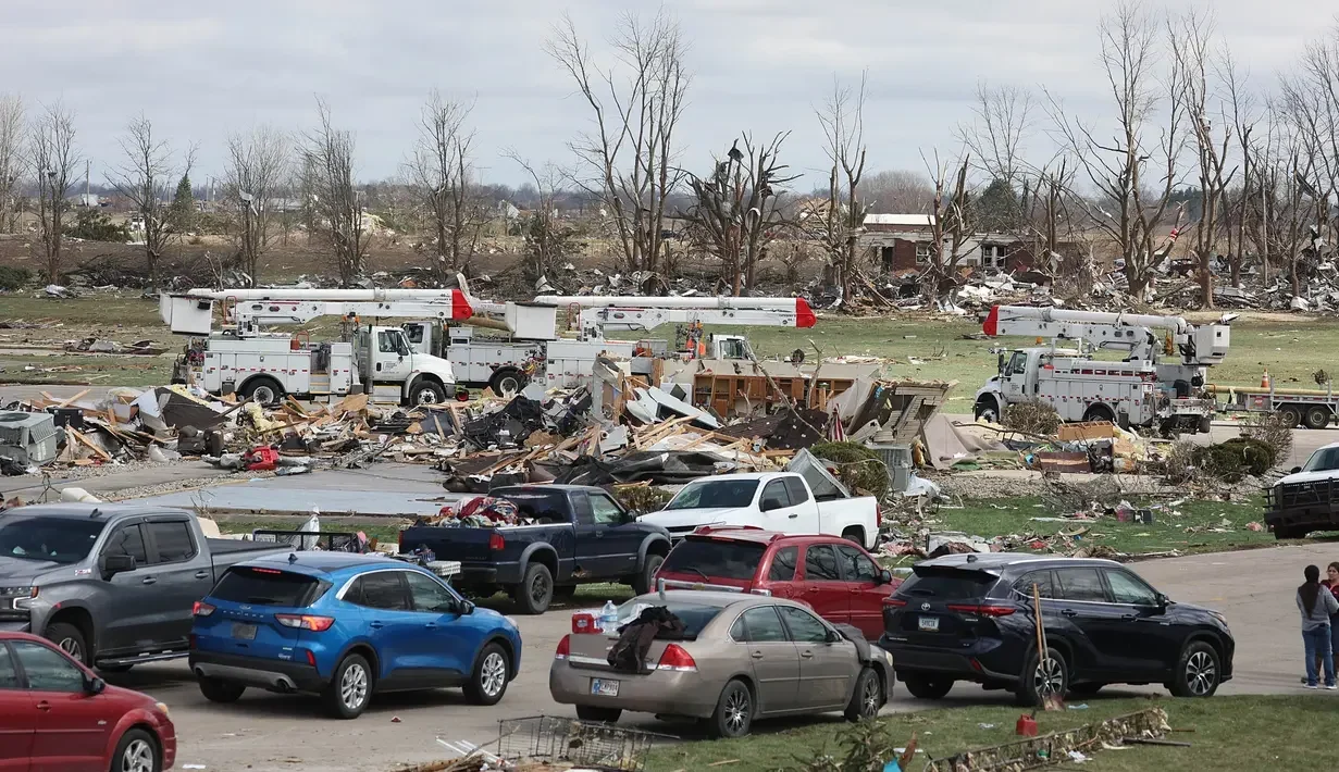 horor di louisville citra satelit ungkap kerusakan parah pasca kecelakaan pesawat kargo ups portal berita terbaru