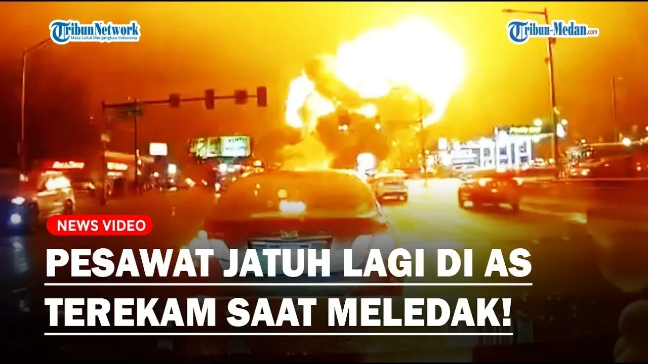 horor di udara dashcam rekam detik detik pesawat kargo ups jatuh di louisville 12 nyawa melayang portal berita terbaru