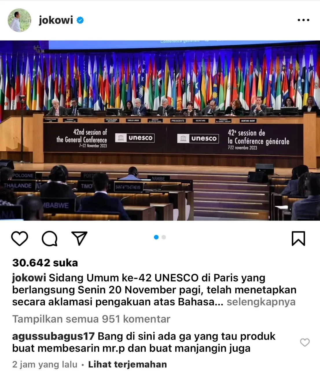 momen bersejarah bahasa indonesia resmi jadi bahasa kerja unesco bangga banget portal berita terbaru