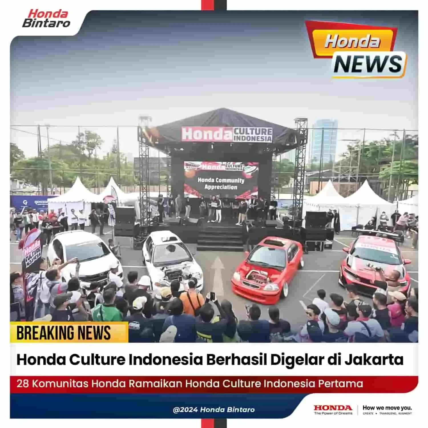 pecah abis honda culture indonesia vol 2 satukan ribuan komunitas ada supercar langka yang bikin melongo portal berita terbaru