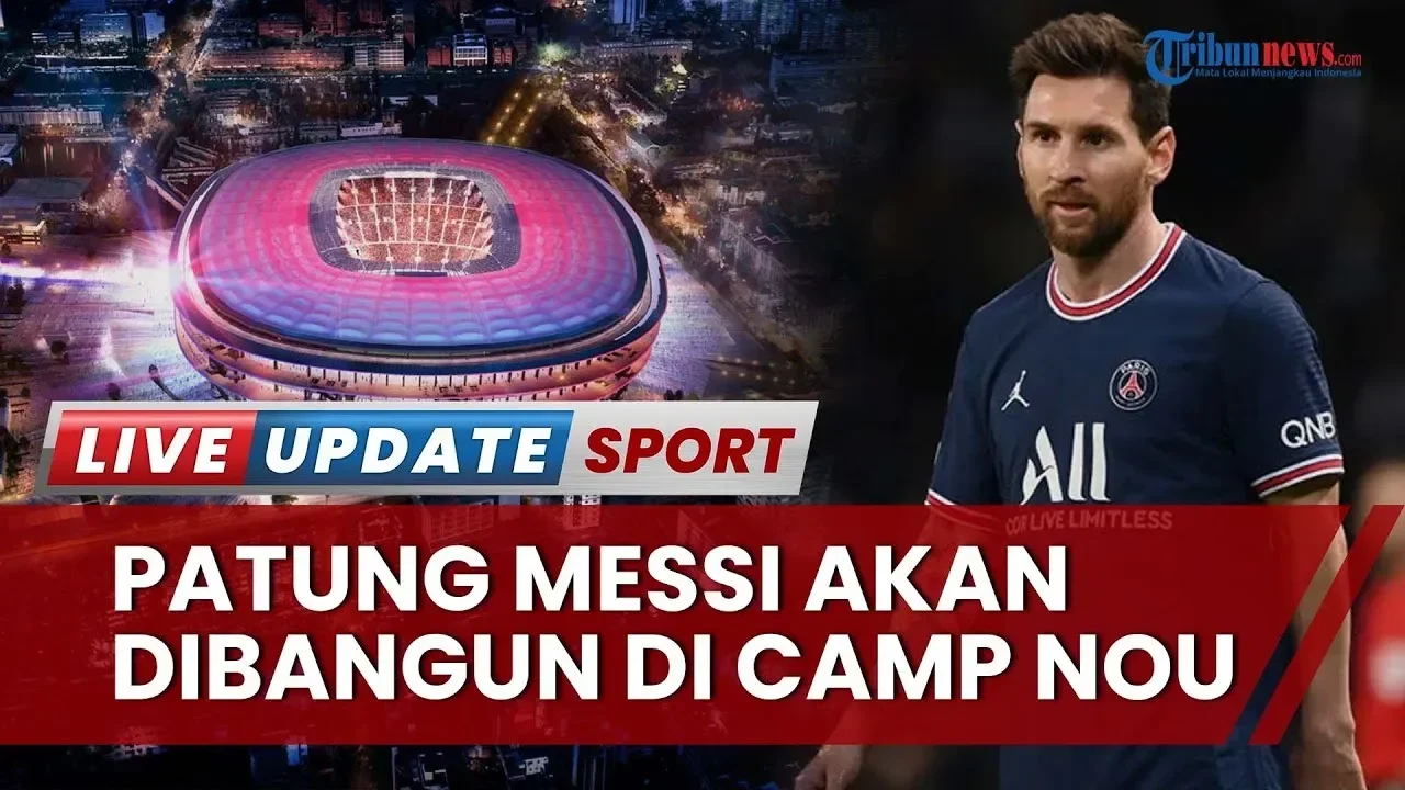resmi barcelona siapkan patung megah lionel messi di camp nou kode cinta abadi atau sekadar kenangan portal berita terbaru