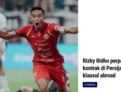 RESMI! Rizky Ridho Perpanjang Kontrak di Persija Hingga 2028, Sinyal Ambisi Macan Kemayoran ke Asia?