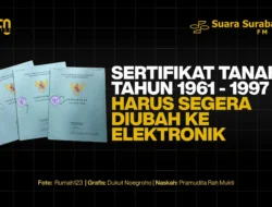 Sertifikat Tanahmu Terbit Tahun 1961-1997? Siap-siap, BPN Bakal Wajibkan Daftar Ulang!