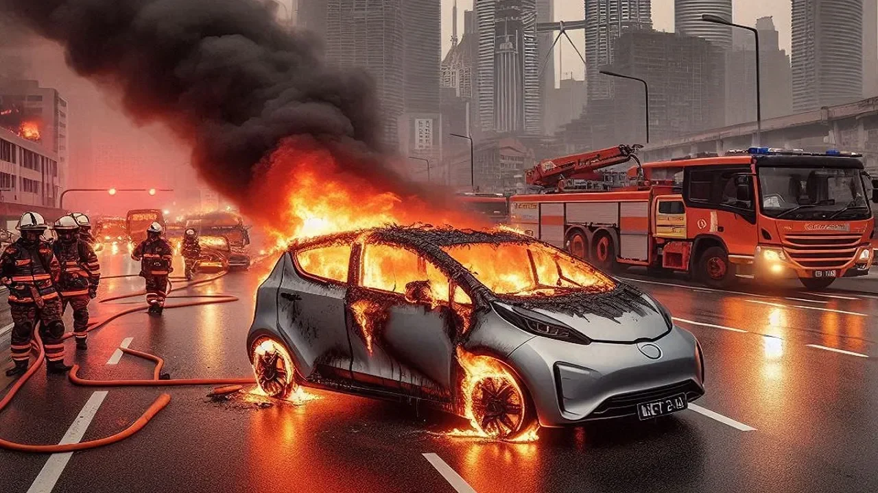 5 nyawa melayang akibat kebakaran mobil listrik di jakarta jangan anggap remeh charger instalasi rumah portal berita terbaru