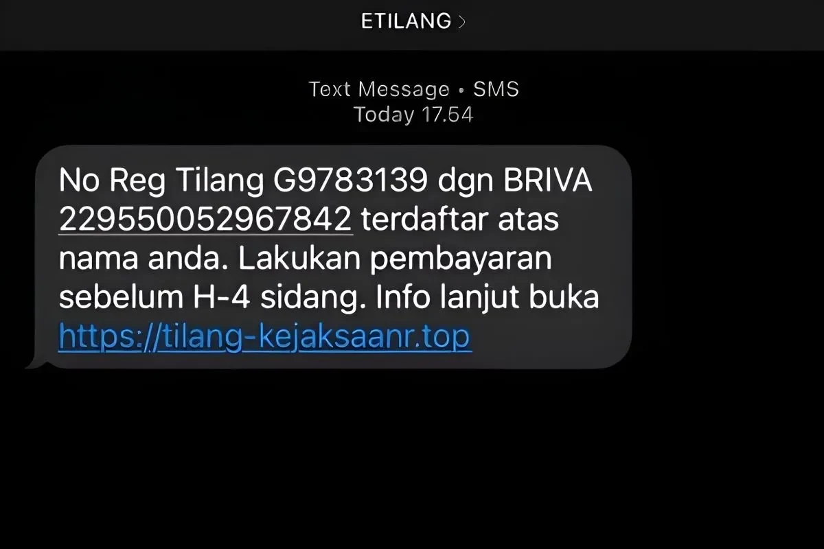 awas modus penipuan tilang etle via sms makin canggih saldo auto ludes kalau salah klik portal berita terbaru