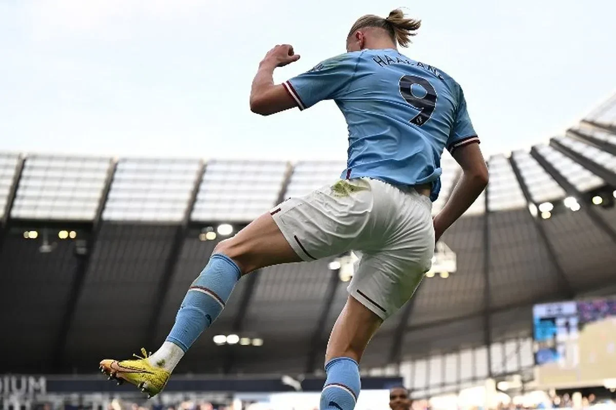 erling haaland pecahkan rekor legenda top skor liga inggris makin gak terkejar portal berita terbaru