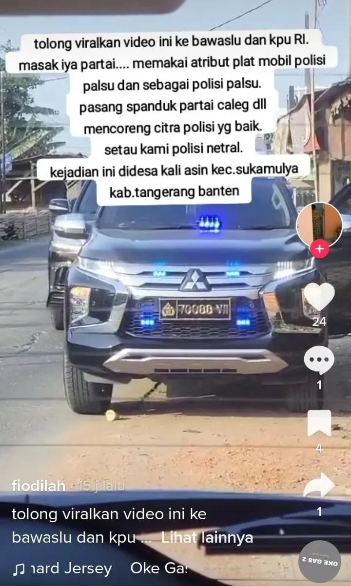 pajero sport polisi gadungan bikin geger bandung diciduk karena plat palsu dan strobo portal berita terbaru