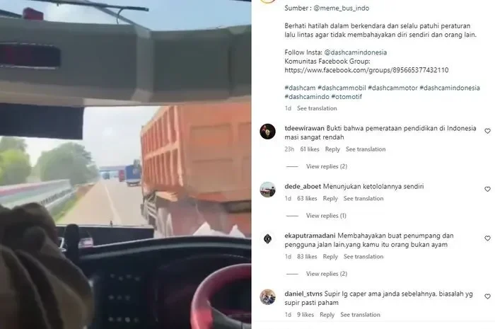 viral sopir rosalia indah ugal ugalan di tol hampir celakai pengendara malah ngamuk tak terima portal berita terbaru