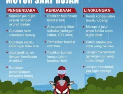 Musim Hujan Bikin Was-Was? Ini 5 Kiat Wajib Pengendara Motor Agar Tetap Aman dan Anti Celaka!