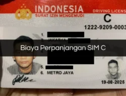 SIM C Kedaluwarsa Januari 2026? Wajib Tahu Biaya & Syarat Terbaru, Jangan Sampai Kena Denda!