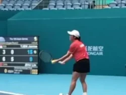 Mimpi Janice Tjen di Dubai Berakhir Dramatis! Unggulan Kedua Anisimova Terlalu Tangguh.